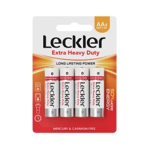 باتری قلمی کربن زینک کارت 4 عددی Leckler
