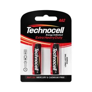 ‫باتری   قلمی کربن زینک کارت 2 عددی Technocell
