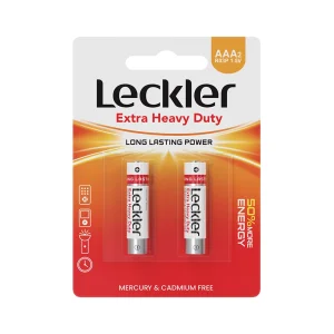 باتری نیم قلمی کربن زینک کارت 2 عددی Leckler