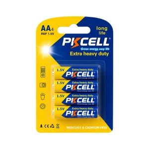 باتری کربن زینک Heavy duty قلمی کارت 4 عددی PKCELL