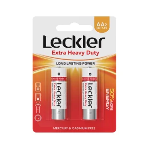 باتری قلمی کربن زینک کارت 2 عددی Leckler