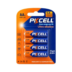 باتری اولترا الکالاین قلمی کارت 4 عددی PKCELL