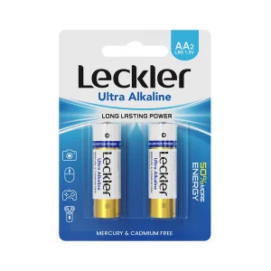 ‫باتری قلمی آلکالاین کارت 2 عددی Leckler