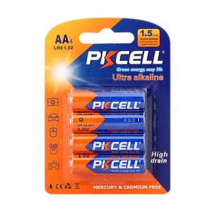 باتری اولترا الکالاین قلمی کارت 4 عددی PKCELL